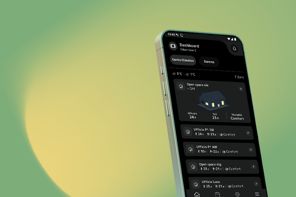 Phone with hid-connect application, Manage your ideal temperature directly via your smartphone