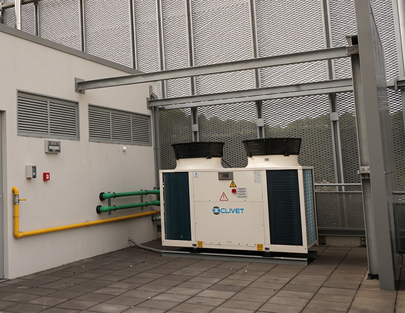 Palazzetto di Massa - Clivet ELFOEnergy Magnum heat pump