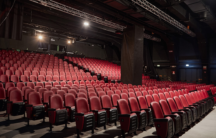 Thermal comfort and air quality at Teatro Menotti with ELFOEnergy Edge EVO heat pump and ELFODUCT MP terminals.