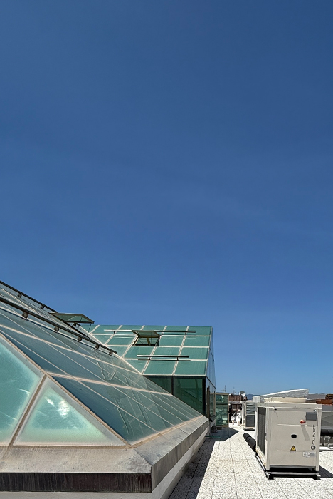 Clivet Pompe di calore sul tetto di Palazzo Alvaro a reggio Calabria