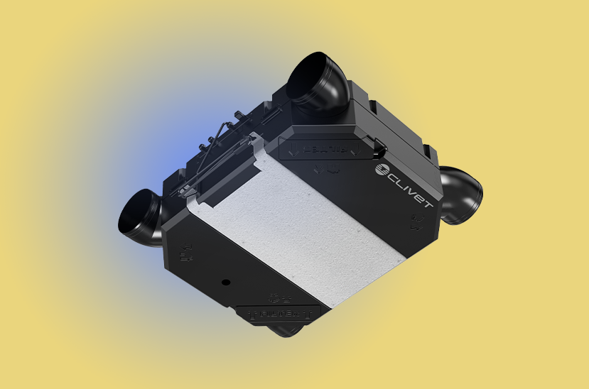 Renews and purifies the air and eliminates fine dust, viruses and bacteria with ELFOFRESH EVO