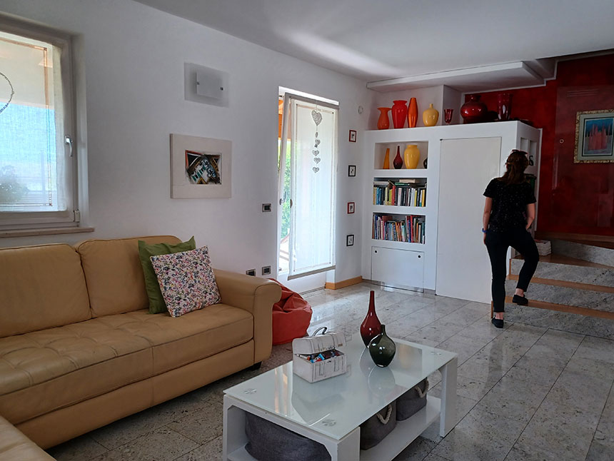 Livingroom, house A2 Pedavena Sinergy - Sphera hybrid