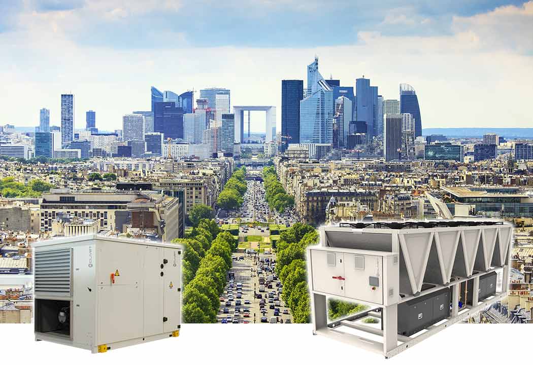 hydronic system according to Clivet